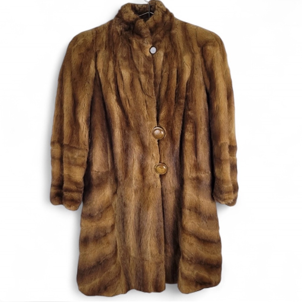 OFFER❓Vintage Genuine Mink Fur Coat (Mobwife)